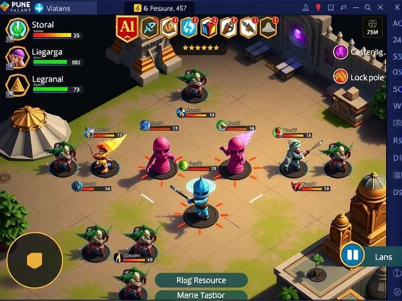 Pune Valiant Duel Arena resource management interface