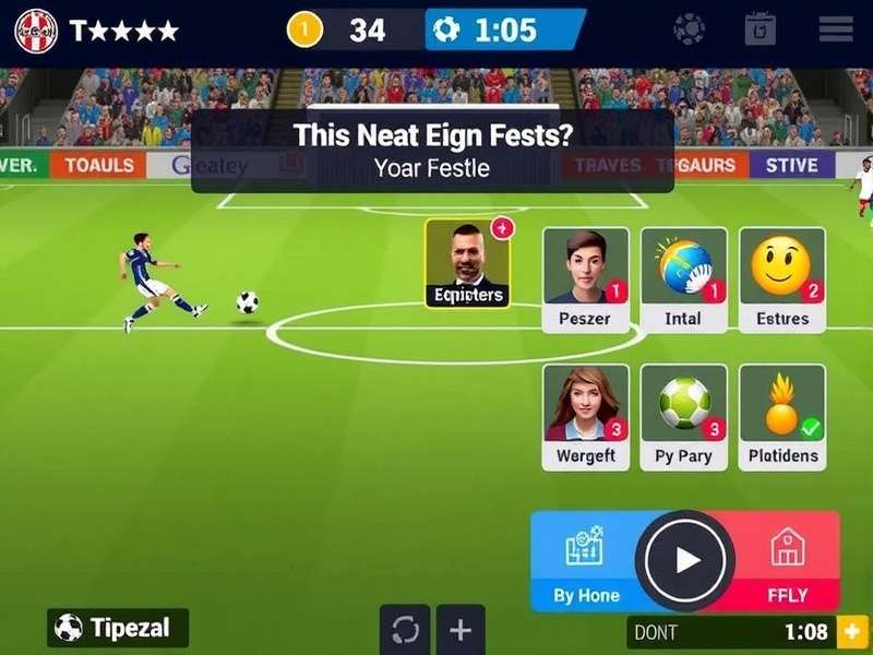 Striker Fiesta Master control interface and gameplay mechanics