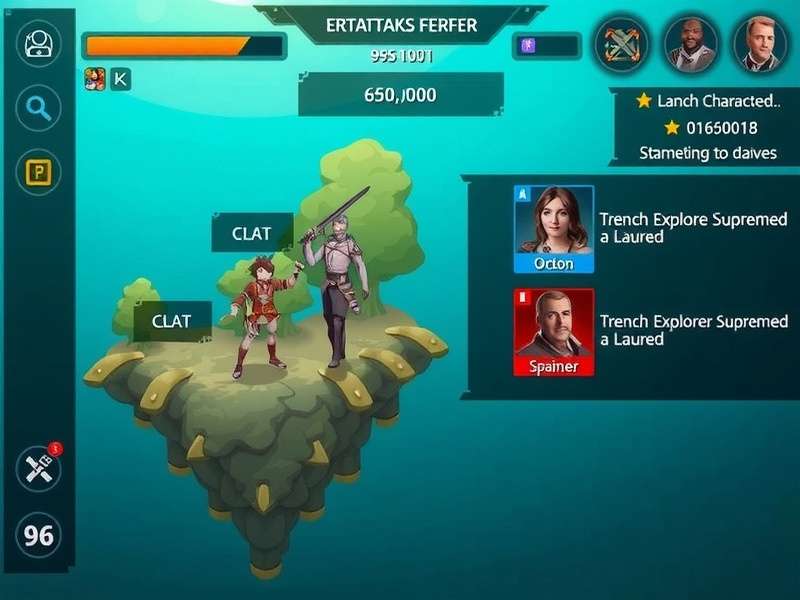 Trench Explorer Supreme character selection screen