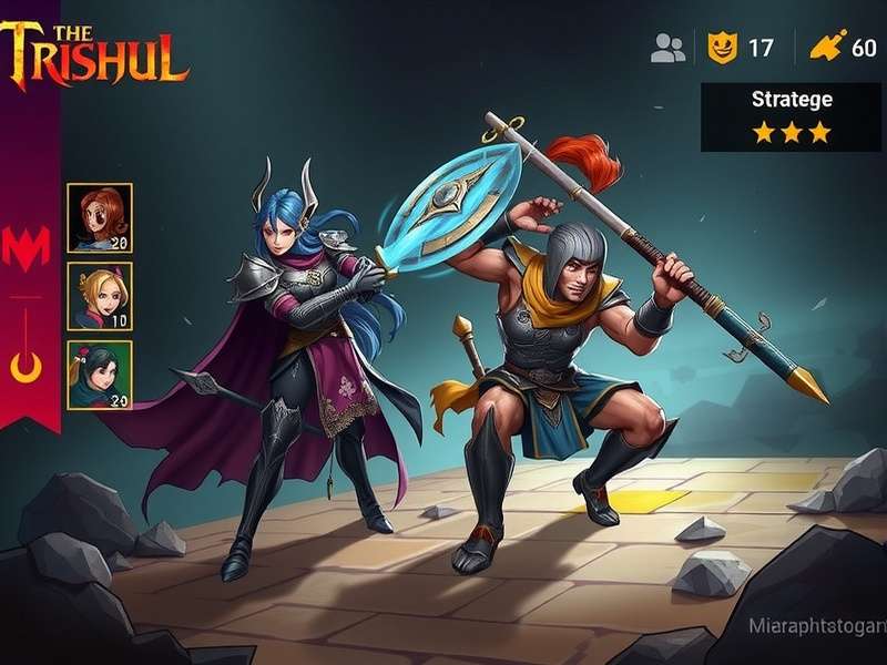 Trishul Valiant Crusade gameplay screenshot showing character combat