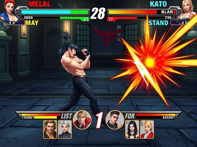 Valiant Fighter Legend character selection screen