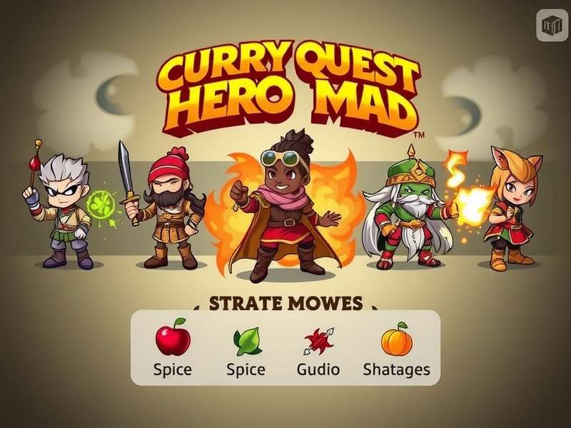 Curry Quest Hero strategy guide showing spice combinations