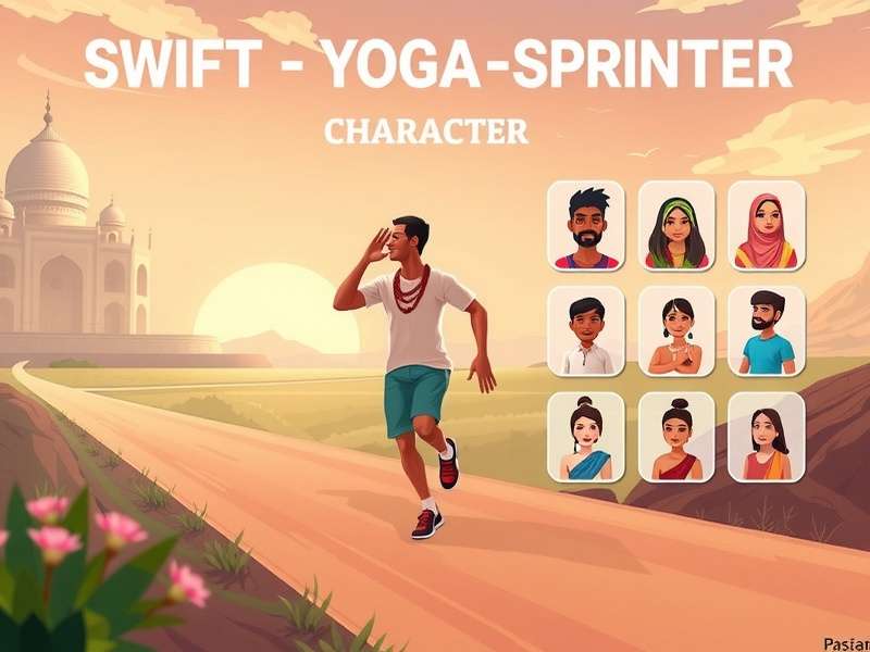 Swift Yoga Sprinter environment showing beautiful Indian landscape backdrop