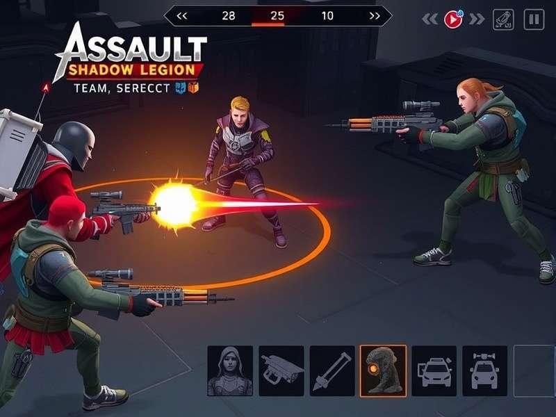 Assault Shadow Legion gameplay screenshot showing tactical combat