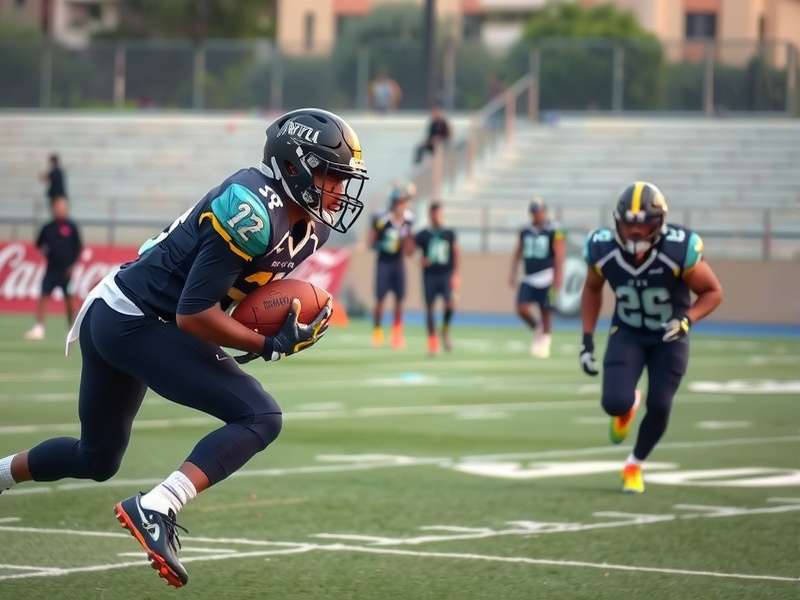 India Gridiron Titans championship celebration