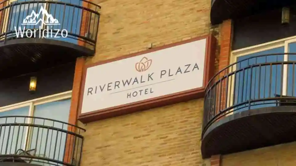 Main sign board of Riverwalk Plaza Hotel